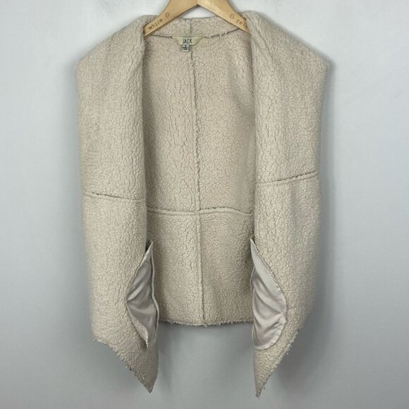 Revolve BB Dakota Levy Shearling Fleece Vest Faux Fur Size Small Walnut Brown - Picture 9 of 10